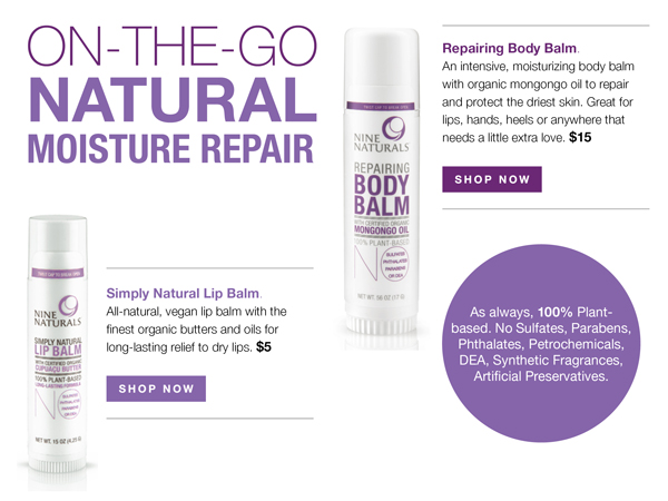 Nine Naturals Lip Balm Body Balm
